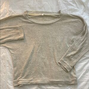 A Fine Line Women's Cream Crew Neck Sweater